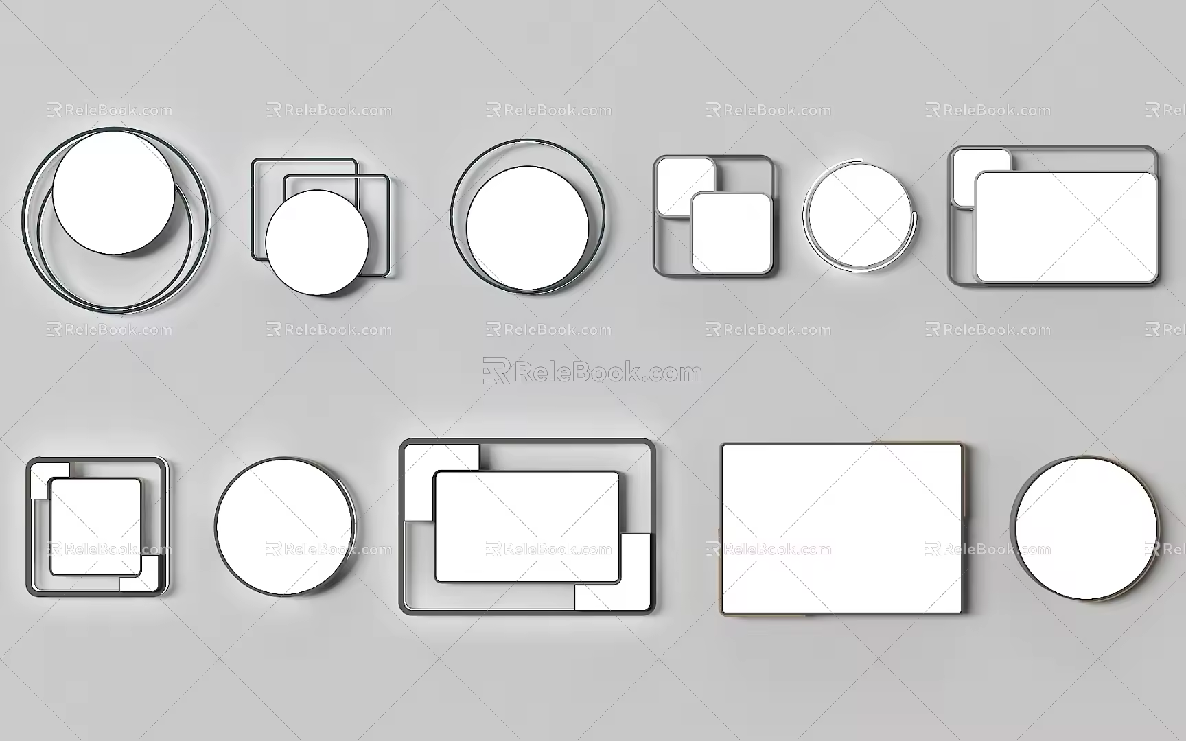modern ceiling lamp living room ceiling lamp square ceiling lamp 3d model