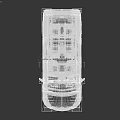 Silver Mercedes Benz MPV Exterior Design With Modern Front Grille And Alloy Wheels