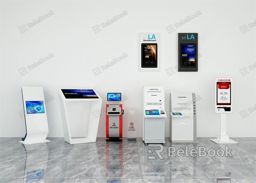 Modern all-in-one bank intelligent service all-in-one inquiry machine model