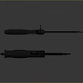screwdriver tool hardware tool processing tool realistic model cartoon model PBR 3d model