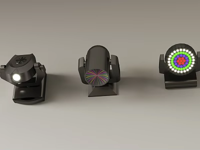 Professional Stage Lighting Fixtures With Moving Head Design Colorful LED Patterns And Spotlight Functions 3d model