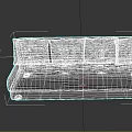 Modern Gray Sectional Sofa With Diamond Tufted Design And Button Detail Cushions