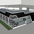 Audi Car Showroom Building With Modern Glass Facade And Exterior Design