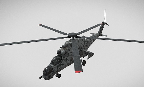 Helicopter Fighter 3d model