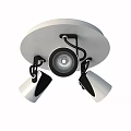 Modern Recessed Downlight with Adjustable Spotlights for Home and Commercial Lighting