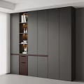 Modern Sleek Shoe Cabinet With Open Shelves And Functional Storage Design