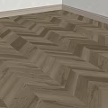 Elegant Herringbone Pattern Wooden Flooring With Natural Wood Texture In Room Corner