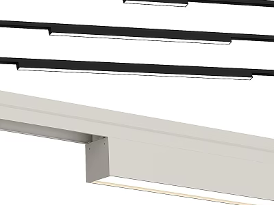 Modern Recessed Downlights and Spotlights with Sleek Aluminum Design for Home Ceiling 3d model