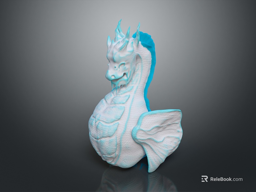 Modern Game Character Sea Beast Fish Dragon Sea Monster texture