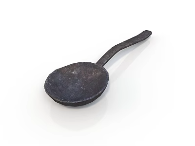 Smart Electronic Cooking Spoon In Black Design For Modern Kitchens 3d model