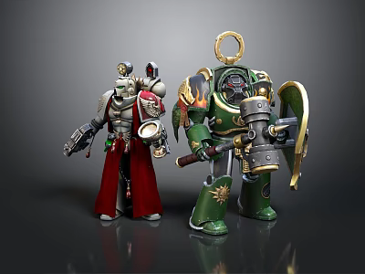 Modern Robot Mecha Warrior Mecha Monster Figure Game Characters 3d model