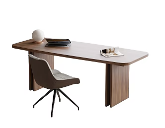 Modern Desk Chair Desk 3d model