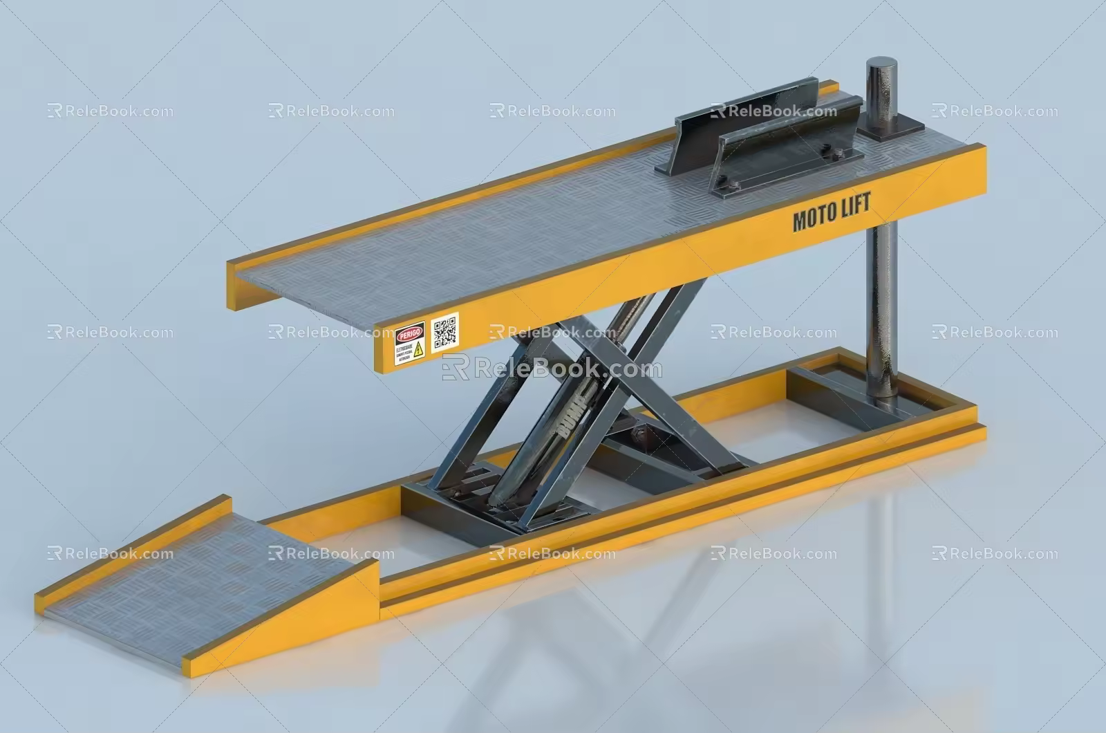Modern Lifting Table Motorcycle Lifting Table 3d model