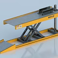 Modern Lifting Table Motorcycle Lifting Table 3d model