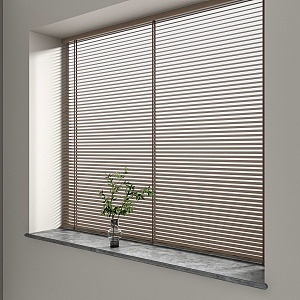 venetian blinds bamboo blinds wooden venetian blinds 3d model