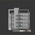 Modern Multi Story Building Exterior With Balconies Windows And Architectural Design