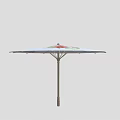 White Umbrella With Beautiful Floral Pattern For Stylish Everyday Use