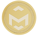 Modern gold coins 3d model