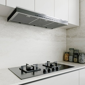 Miele gas stove range hood double-eye stove suit seasoning tank 3d model