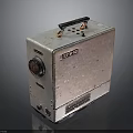 Vintage JOTTER Electronic Appliance Featuring Metal Case Knob And Rusty Handle