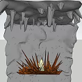 Ice Sculpture Photo Spot With Hanging Ice Spikes Ice Wall And Crown