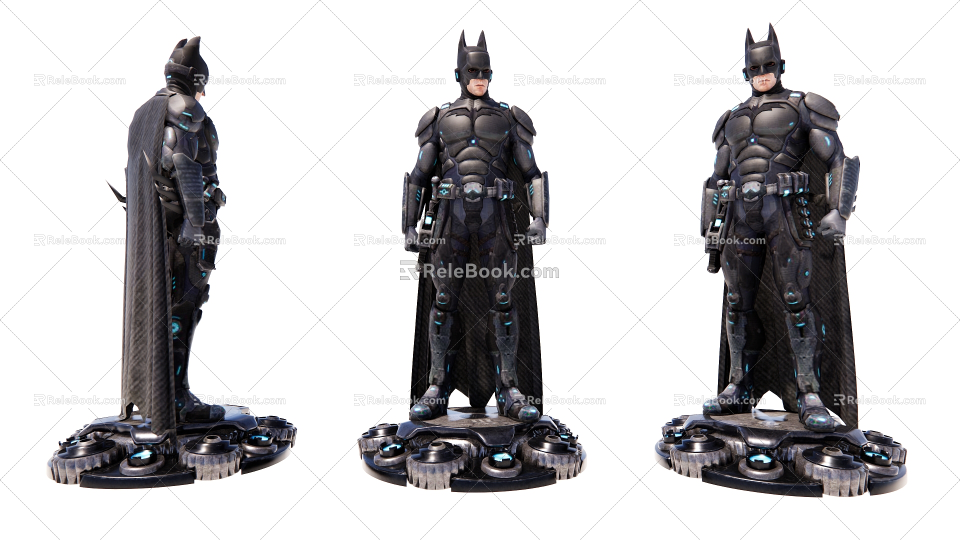 Modern Game Character Batman 3d model