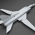 Detailed Grey Scale Aircraft Model With Streamlined Design And Smooth Surface