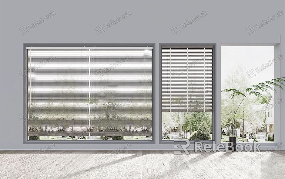 Modern venetian blinds model