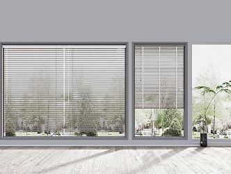 Modern venetian blinds 3d model