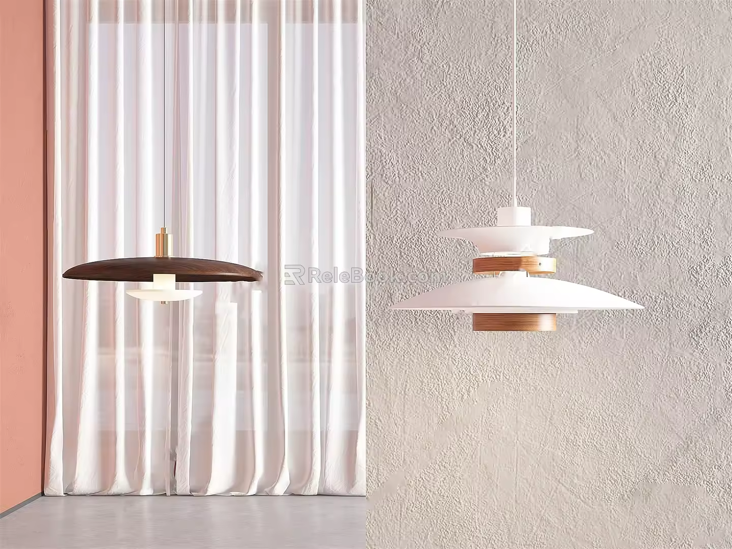 Modern chandelier 3d model