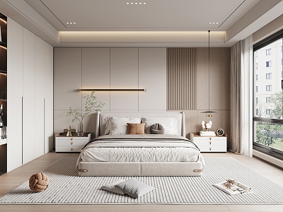 Modern Bedroom Home Bedroom 3d model