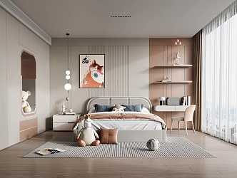 Modern Children's Room 3d model