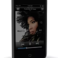 Digital Smartphone Showing Music Player Interface With Song And Playback Controls