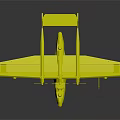 Futuristic Green Winged Spacecraft Design For Advanced Deep Space Exploration Missions 3d model