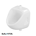 White Wall Mounted Modern Ceramic Urinal With Sleek Design And Clean Lines