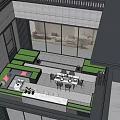 Roof Garden Design Featuring Various Plants Seating Area Dining Table and Colorful Flowers