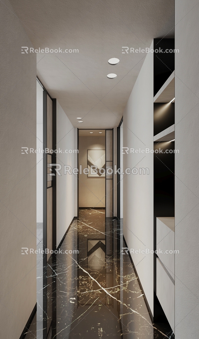 The Modern Corridor 3d model