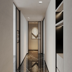 The Modern Corridor 3d model