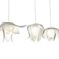 Modern chandelier lotus lamp 3d model