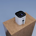 Modern CHANGHONG Kitchen Appliance with Digital Display and Control Panel on Wooden Countertop