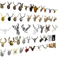 Animal Head Wall Decor With Various Stylish Designs And Different Home Decor Styles