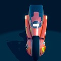 Modern Motorcycle 3d model