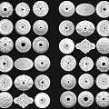 Decorative Ceiling Light Plates with Various Intricate Patterns and Unique Designs 3d model