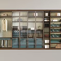 Modern Spacious Wardrobe With Clothes Storage Drawers Shoe Compartments And Glass Doors