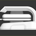 Modern printer laser printer bill printer dot matrix printer 3d model
