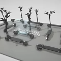 Various Electric Scooters On Display With Different Models And Designs