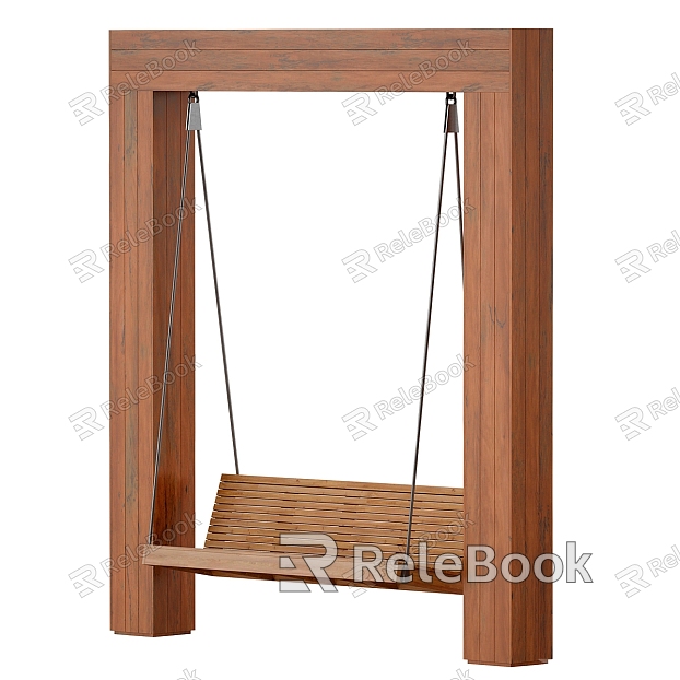 Swing Landscape Swing Park Swing Hanging Chair model