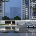 Modern Gate 3d model
