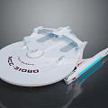 Starfleet Explorer Spacecraft Model With NCC 51060 And Blue Accents