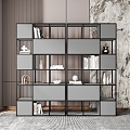 Modern Museum Shelf Display Cabinet Shelf 3d model